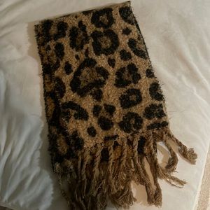 Cheetah print scarf